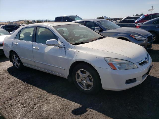 JHMCN36537C001525 - 2007 HONDA ACCORD HYBRID WHITE photo 4