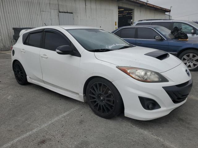 JM1BL1L43D1800117 - 2013 MAZDA SPEED 3 WHITE photo 4