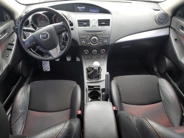 JM1BL1L43D1800117 - 2013 MAZDA SPEED 3 WHITE photo 8