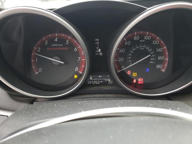 JM1BL1L43D1800117 - 2013 MAZDA SPEED 3 WHITE photo 9