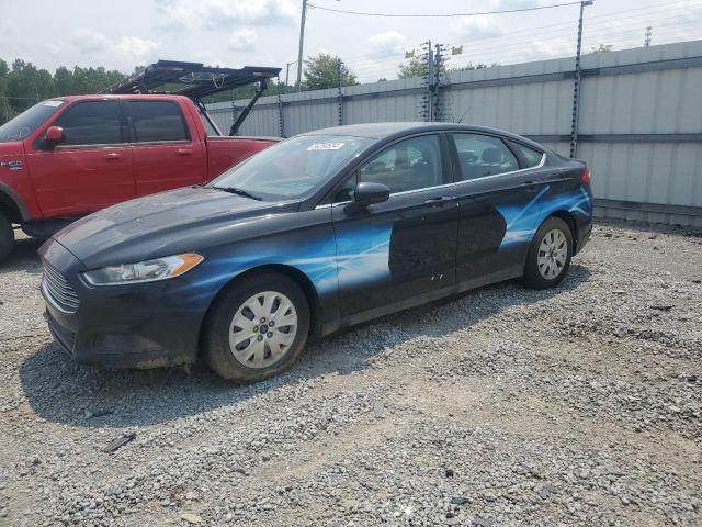 3FA6P0G74ER381308 - 2014 FORD FUSION S BLACK photo 1