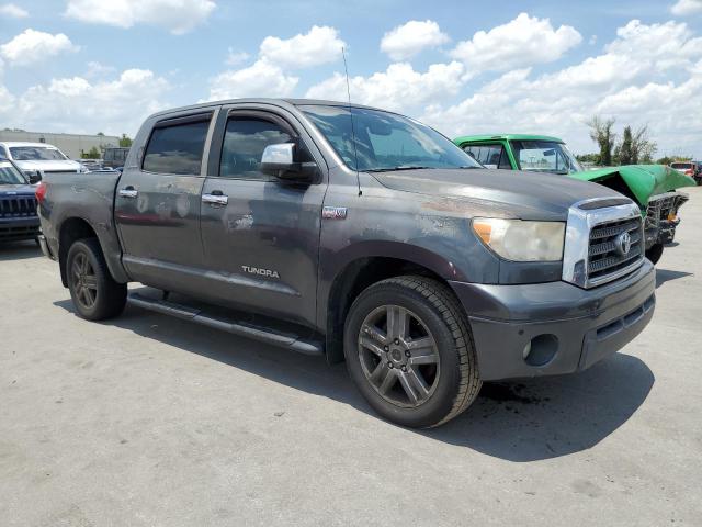 5TFEV58108X043578 - 2008 TOYOTA TUNDRA CREWMAX LIMITED GRAY photo 4