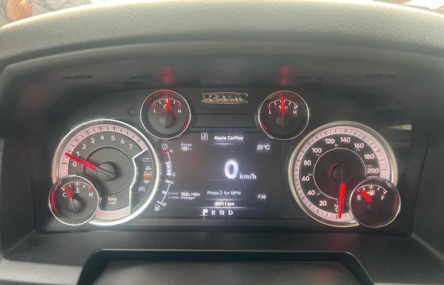 1C6RR7LG2NS199442 - 2022 RAM 1500 CLASS SLT შავი ფოტო 8