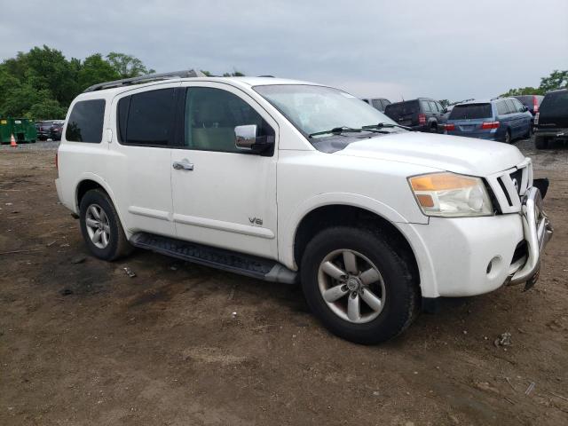 5N1AA08D08N629695 - 2008 NISSAN ARMADA SE WHITE photo 4