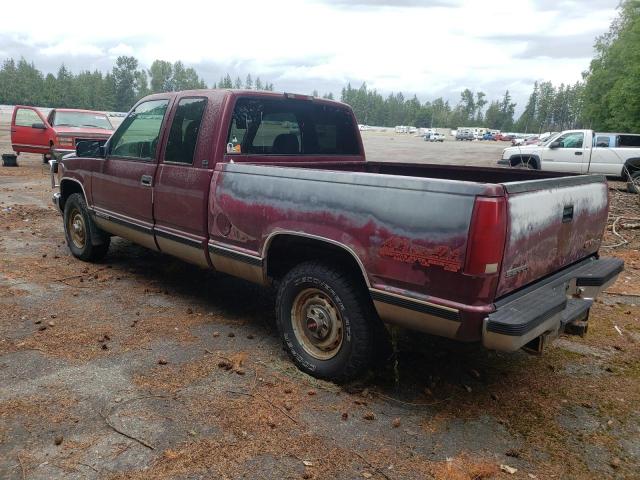 2GTFK29K7S1588474 - 1995 GMC SIERRA K2500 BURGUNDY photo 2