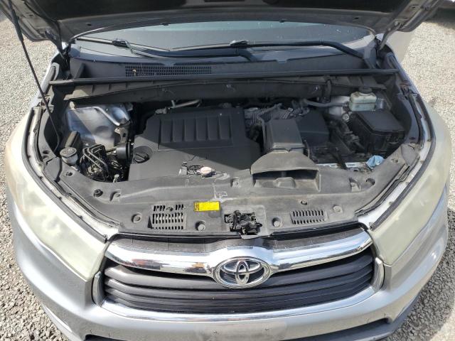 5TDKKRFH0GS158222 - 2016 TOYOTA HIGHLANDER XLE SILVER photo 12