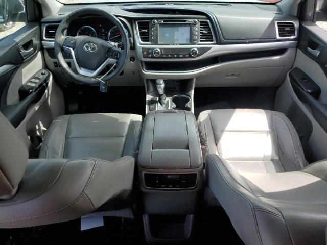 5TDKKRFH0GS158222 - 2016 TOYOTA HIGHLANDER XLE SILVER photo 8