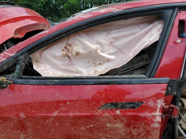 5YJSA1E51NF470790 - 2022 TESLA MODEL S 红色 照片 7