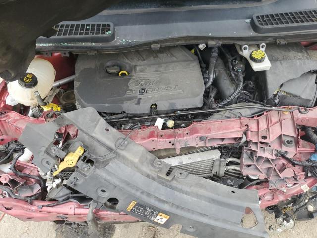 1FMCU9HD1JUC99744 - 2018 FORD ESCAPE SEL RED photo 12