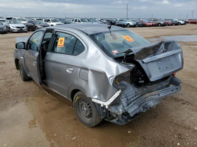 ML32F3FJ3HHF18275 - 2017 MITSUBISHI MIRAGE G4 ES ვერცხლისფერი ფოტო 3