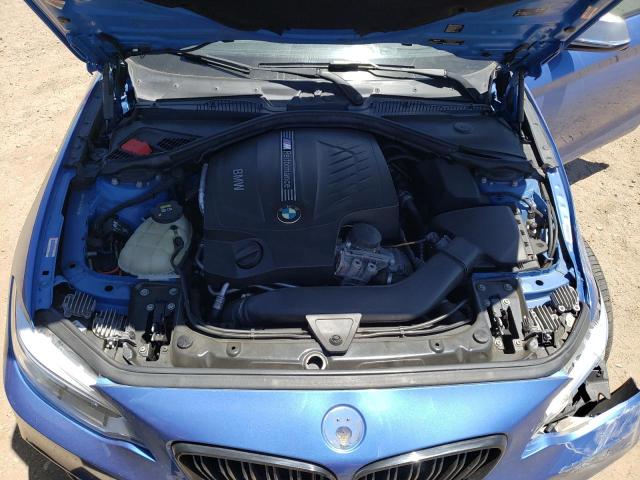 WBA1J7C53FV358512 - 2015 BMW M235I BLUE photo 11