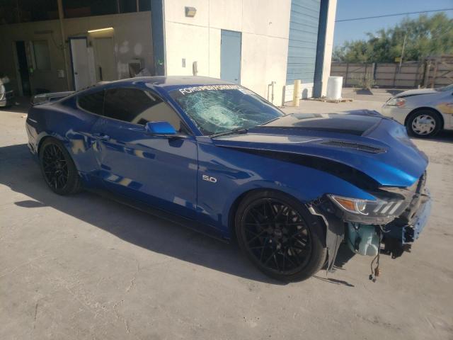 1FA6P8CF3H5213467 - 2017 FORD MUSTANG GT BLUE photo 4