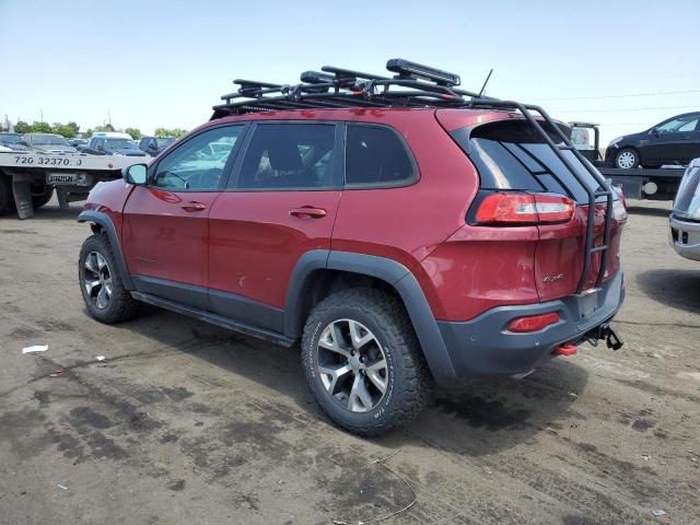 1C4PJMBS7FW733122 - 2015 JEEP CHEROKEE TRAILHAWK 栗色 照片 2