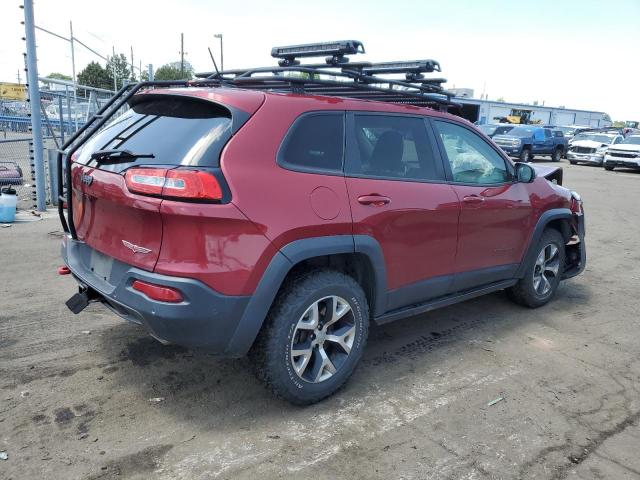 1C4PJMBS7FW733122 - 2015 JEEP CHEROKEE TRAILHAWK 栗色 照片 3