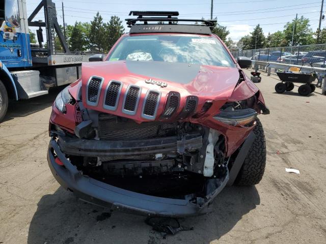 1C4PJMBS7FW733122 - 2015 JEEP CHEROKEE TRAILHAWK 栗色 照片 5