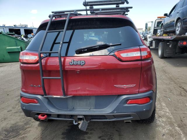 1C4PJMBS7FW733122 - 2015 JEEP CHEROKEE TRAILHAWK 栗色 照片 6
