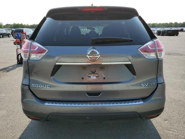 KNMAT2MVXFP508733 - 2015 NISSAN ROGUE S GRAY photo 6