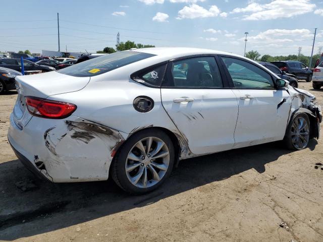 1C3CCCBB0GN135405 - 2016 CHRYSLER 200 S WHITE photo 3