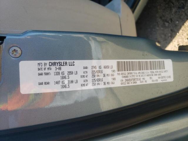 2A8HR54P38R729102 - 2008 CHRYSLER TOWN & COU TOURING 蓝色 照片 10