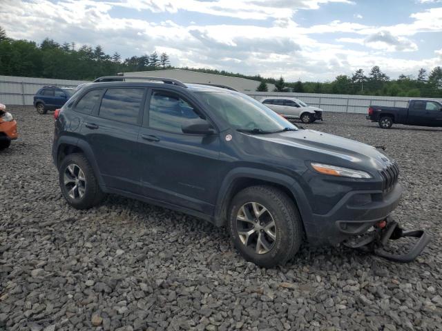 1C4PJMBB6HW649232 - 2017 JEEP CHEROKEE TRAILHAWK BLACK photo 4