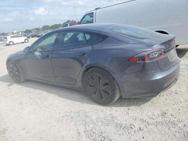 5YJSA1E59MF455453 - 2021 TESLA MODEL S Մոխրագույն լուսանկար 2