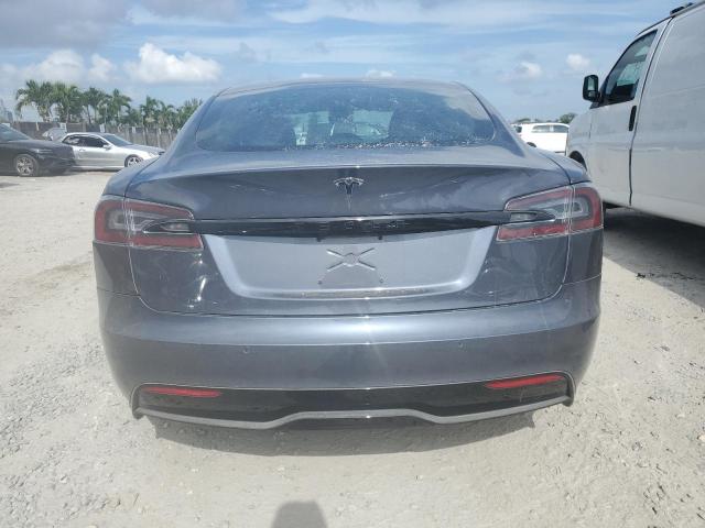 5YJSA1E59MF455453 - 2021 TESLA MODEL S Մոխրագույն լուսանկար 6