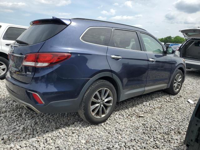 KM8SMDHF4HU213496 - 2017 HYUNDAI SANTA FE SE BLUE photo 3