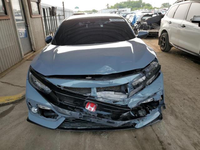 SHHFK7H92JU201254 - 2018 HONDA CIVIC SPORT TOURING GRAY photo 5