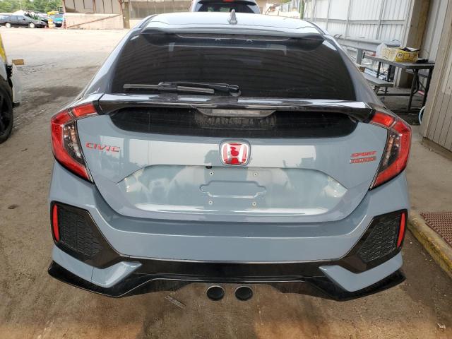SHHFK7H92JU201254 - 2018 HONDA CIVIC SPORT TOURING GRAY photo 6