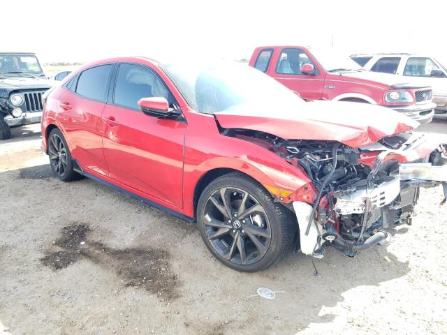 SHHFK7H4XKU224643 - 2019 HONDA CIVIC SPORT 红色 照片 4