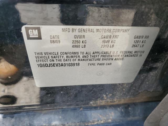 1G6DJ5EV3A0103918 - 2010 CADILLAC CTS PERFORMANCE COLLECTION Siyah fotoğraf 12