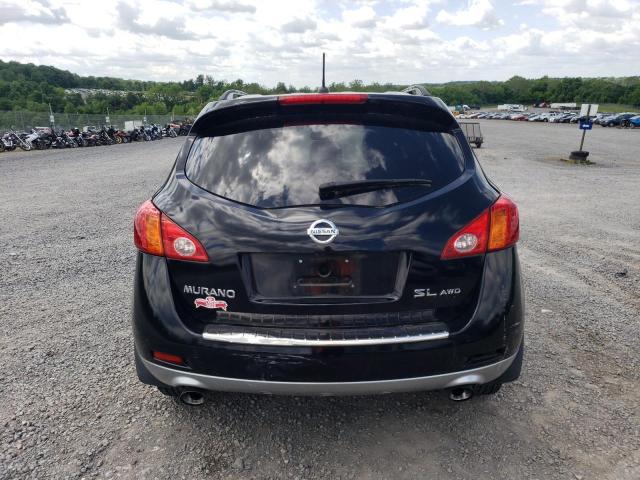 JN8AZ1MWXAW134130 - 2010 NISSAN MURANO S BLACK photo 6