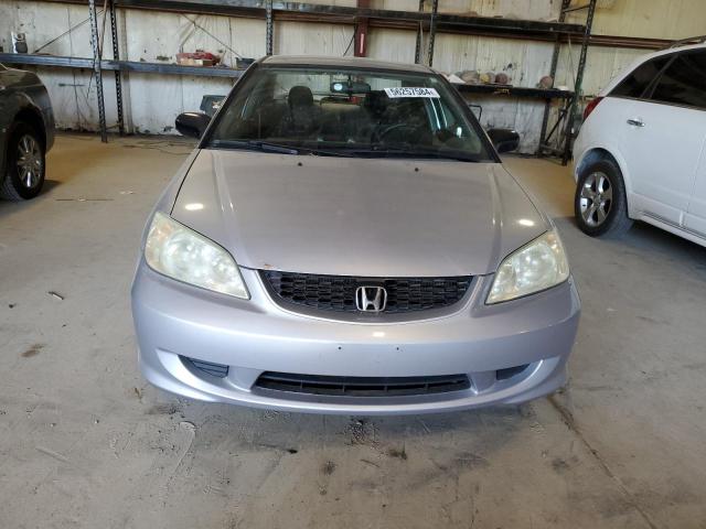 1HGEM22195L080269 - 2005 HONDA CIVIC DX VP Gümüş foto 5