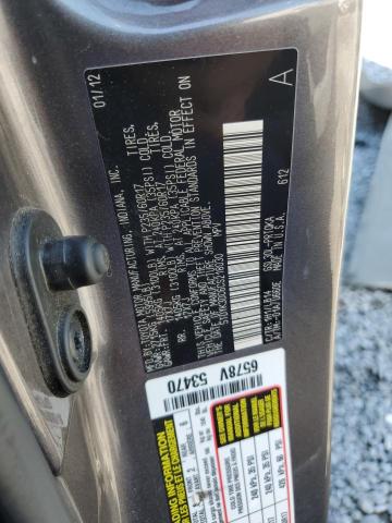 5TDYK3DC6CS218030 - 2012 TOYOTA SIENNA XLE 灰色 照片 13