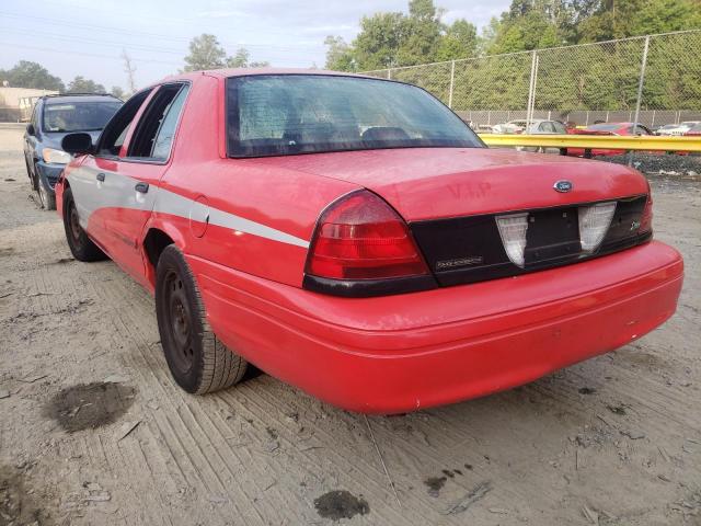 2FABP7BV9BX179316 - 2011 FORD CROWN VICT POLICE INTERCEPTOR RED photo 3