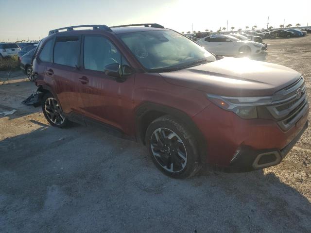 JF2SLDRC5SH489571 - 2025 SUBARU FORESTER LIMITED أحمر صورة 4