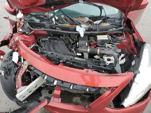 3N1CN7AP2KL868562 - 2019 NISSAN VERSA S მუქწითელი ფოტო 11