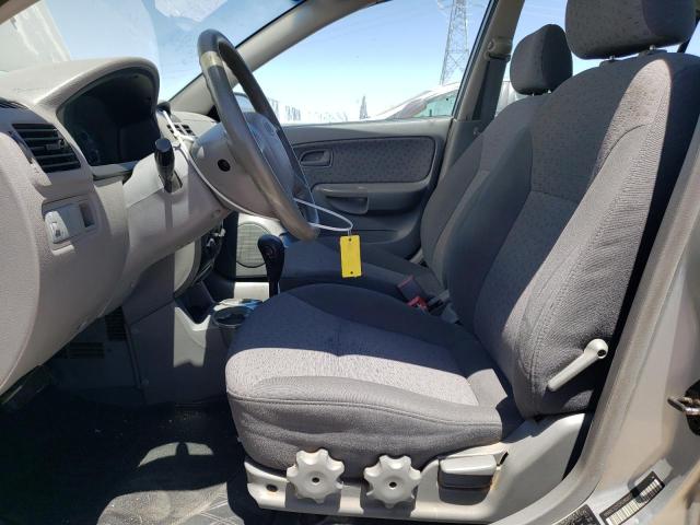 KNADC125156380877 - 2005 KIA RIO SILVER photo 7