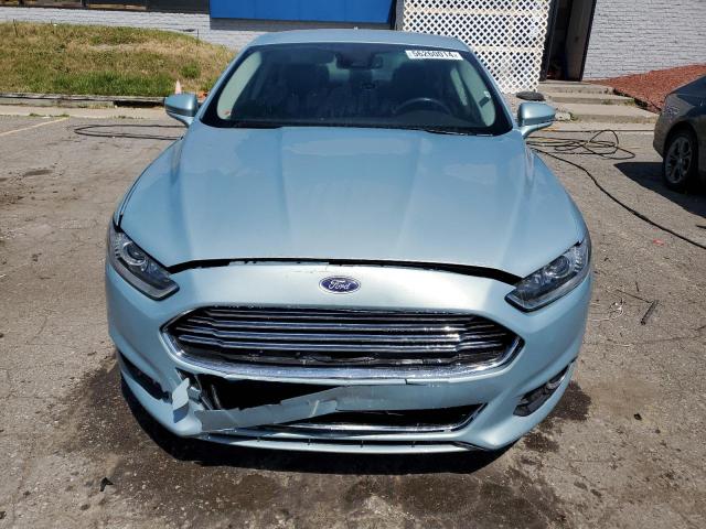 3FA6P0SU4DR373494 - 2013 FORD FUSION TITANIUM PHEV TURQUOISE photo 5