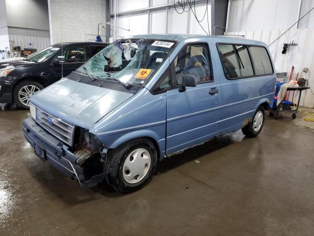 1FMDA11UXNZB49794 - 1992 FORD AEROSTAR BLUE photo 1