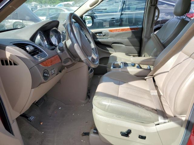 2C4RC1CG8GR149723 - 2016 CHRYSLER TOWN & COU TOURING L RED photo 7