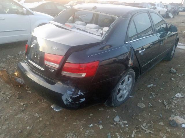 5NPET46F08H334706 - 2008 HYUNDAI SONATA GLS  photo 4