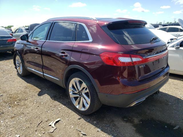 2LMPJ8LR7HBL31446 - 2017 LINCOLN MKX RESERVE BURGUNDY photo 2