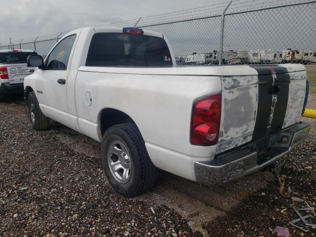 1D7HA16K68J134389 - 2008 DODGE RAM 1500 ST WHITE photo 3