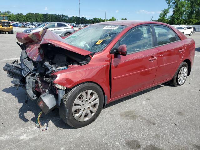 KNAFU4A27B5443058 - 2011 KIA FORTE EX BURGUNDY photo 1