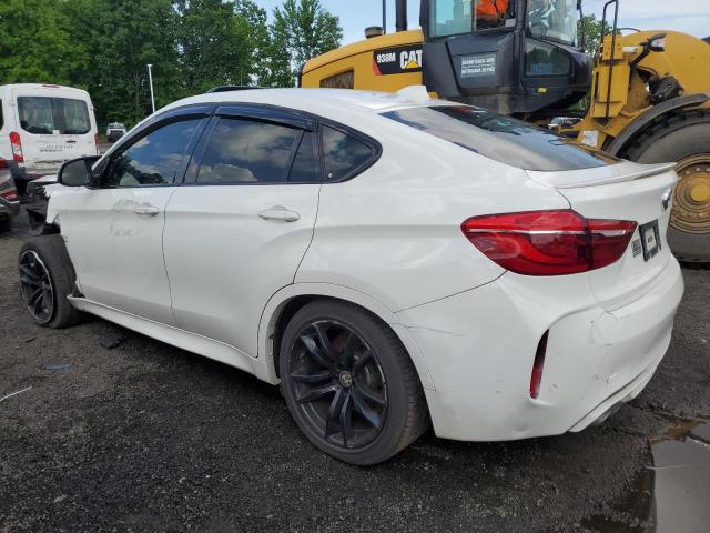 5YMKW8C34H0U72202 - 2017 BMW X6 M WHITE photo 2