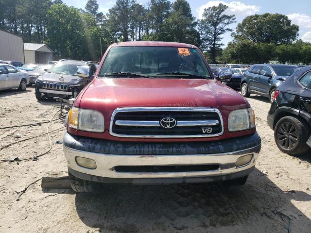 5TBBT4418YS072950 - 2000 TOYOTA TUNDRA ACCESS CAB RED photo 5