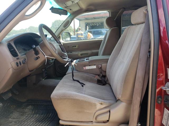 5TBBT4418YS072950 - 2000 TOYOTA TUNDRA ACCESS CAB წითელი ფოტო 7