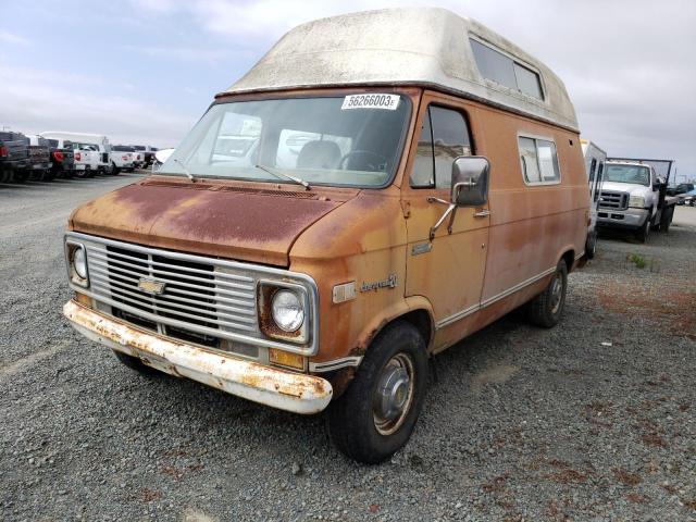 CGY253U106356 - 1973 CHEVROLET CHEVY VAN GOLD photo 1