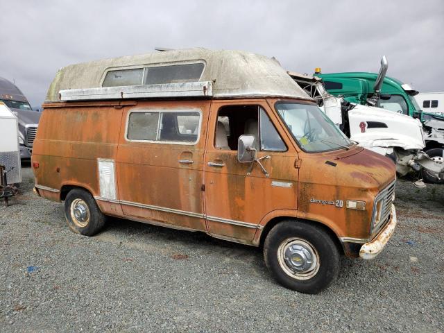 CGY253U106356 - 1973 CHEVROLET CHEVY VAN GOLD photo 4